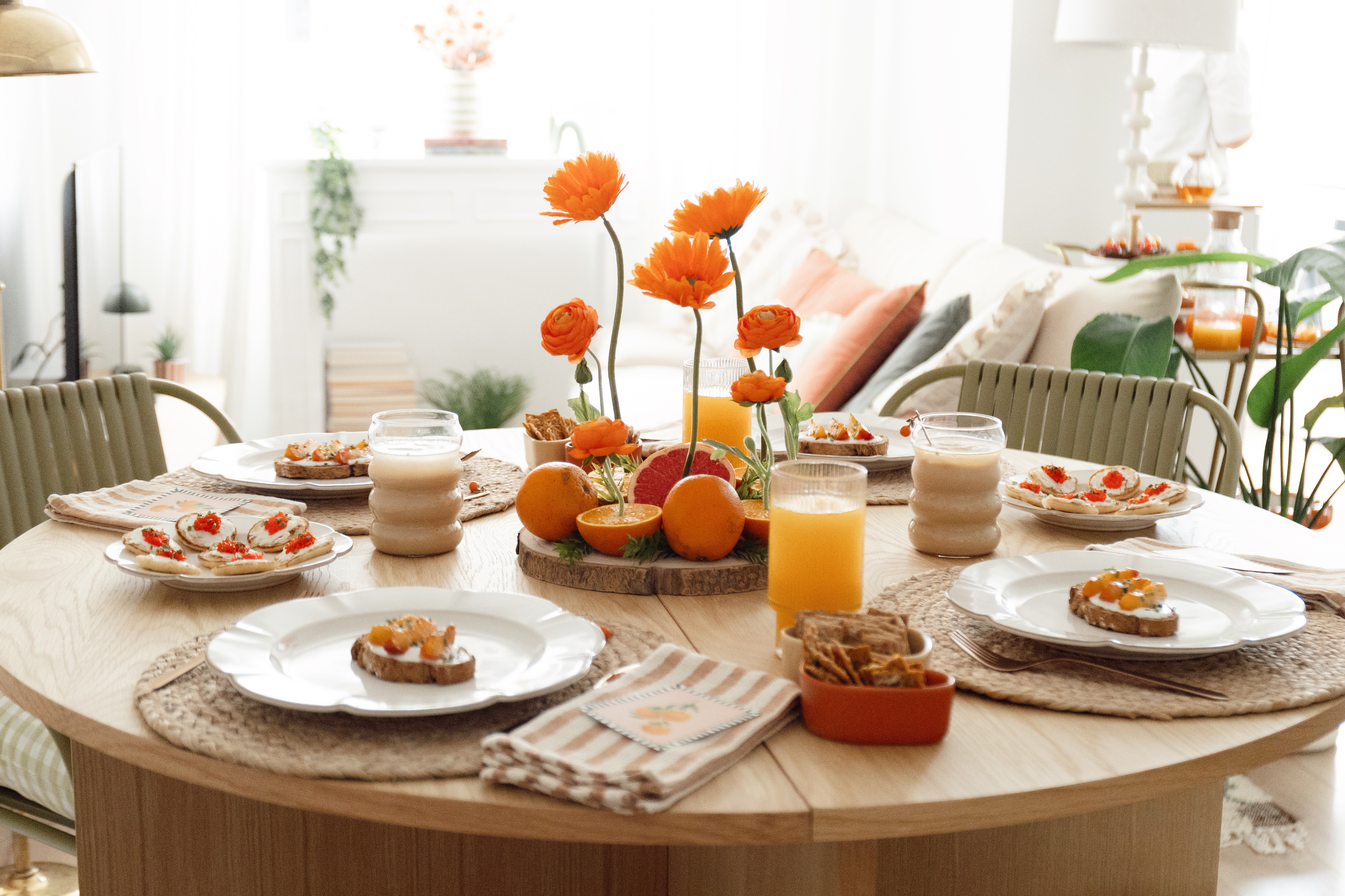 Orange Brunch – o primeiro numa sala que não era minha!